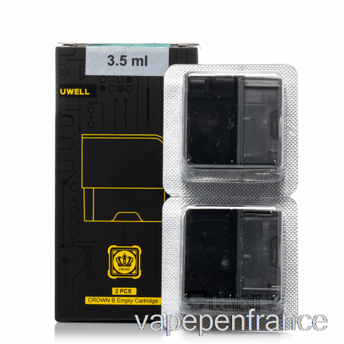 Uwell Crown B Pods De Remplacement Pod Rechargeable De 3,5 Ml (sans Bobines) Stylo Vape